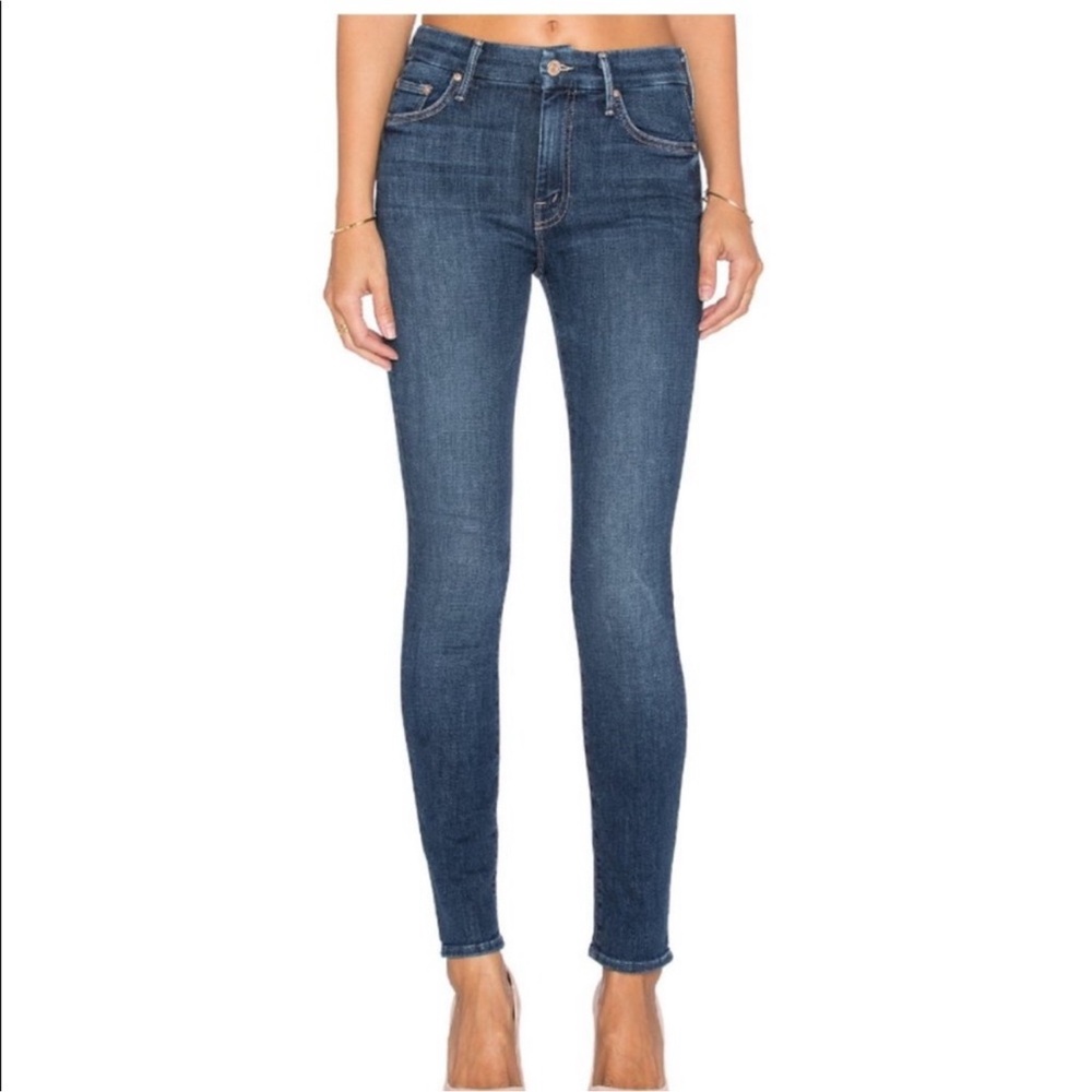 MOTHER Denim High Waisted Looker Jeans Girl Crush Size 25